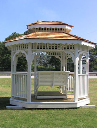 Bella 7'x9' Tea House with Pagoda Cedar Roof