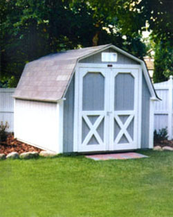 Evergreen wood storage building