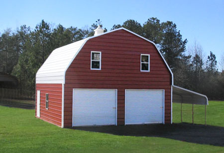 Metal barn