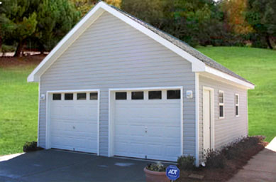 Woodridge wood garage