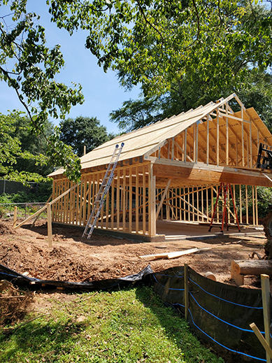 Barn exterior